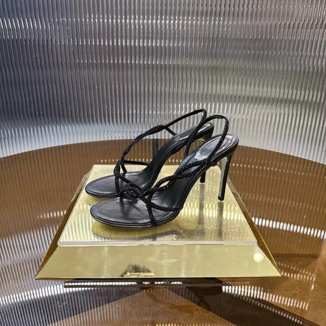 famous brand rene covila heel