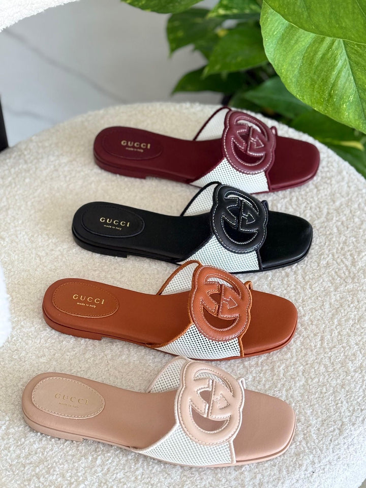 guci famous brand slipper