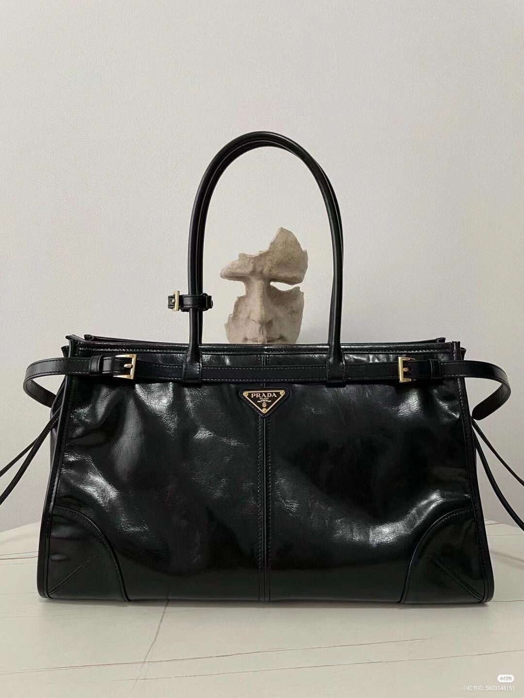 P leather tote bag premium quality