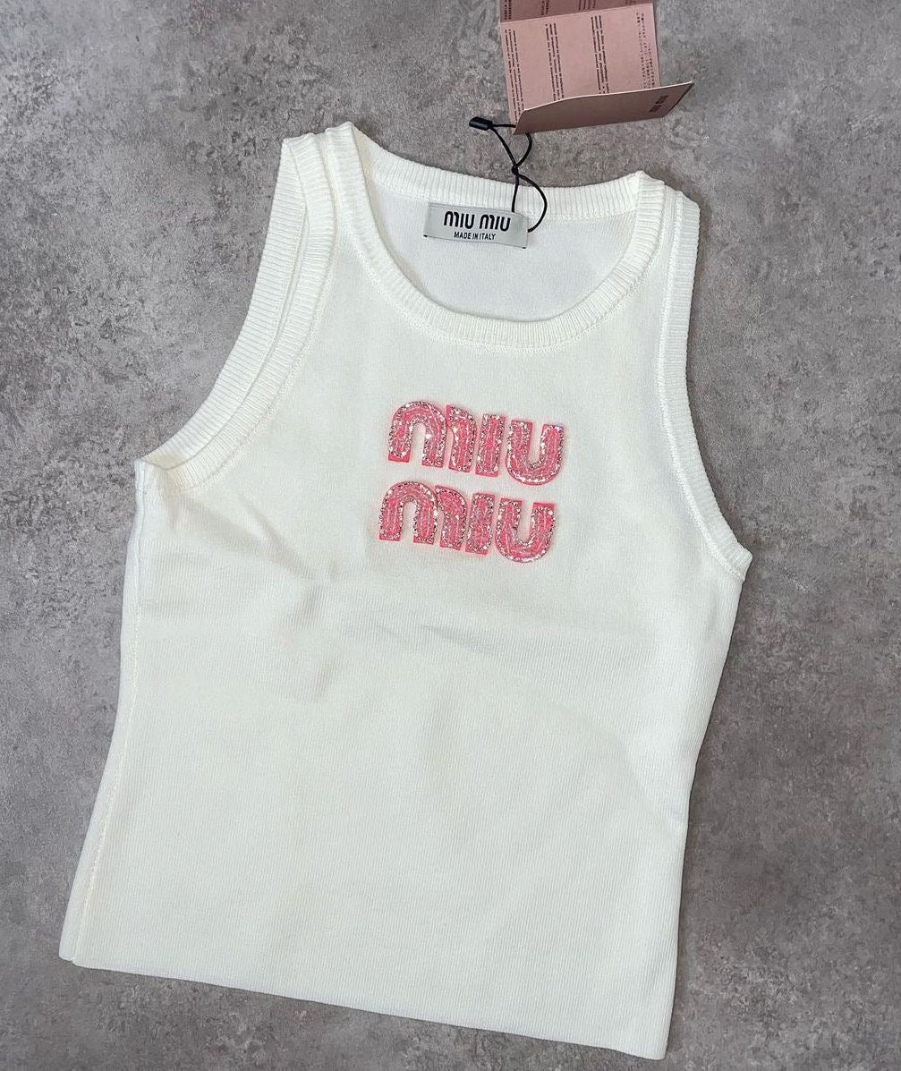 Miu famous brand tank top