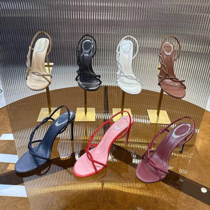 famous brand rene covila heel